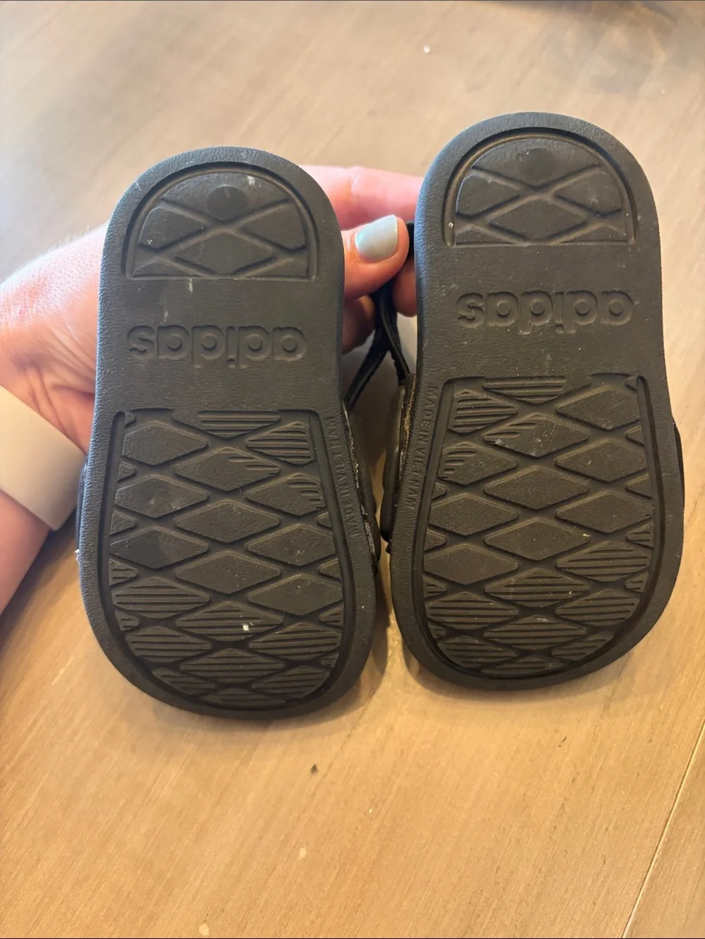 Gently Used - Adidas Baby Sling Back Sandals - 5